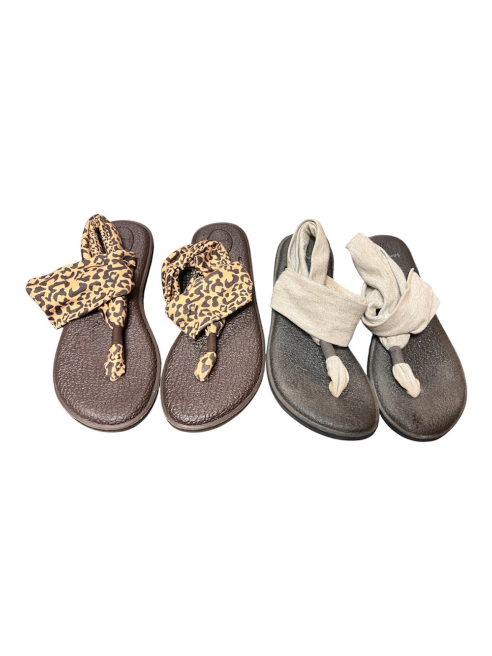 Bundle of (2) Sanuk Sandals - Size 6